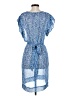 DKNY Print Blue Casual Dress Size S - photo 2