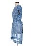 DKNY Print Blue Casual Dress Size S - photo 5