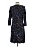 Connected Apparel Print Blue Casual Dress Size 12 - photo 2