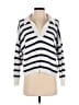 Aerie 100% Cotton Stripes White Pullover Sweater Size S - photo 1