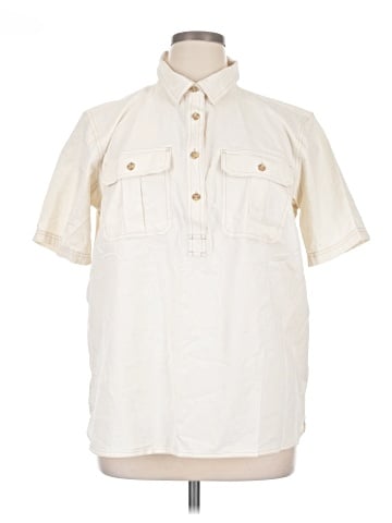 Duluth Trading Co. Short Sleeve Button-Down Shirt (view 1)