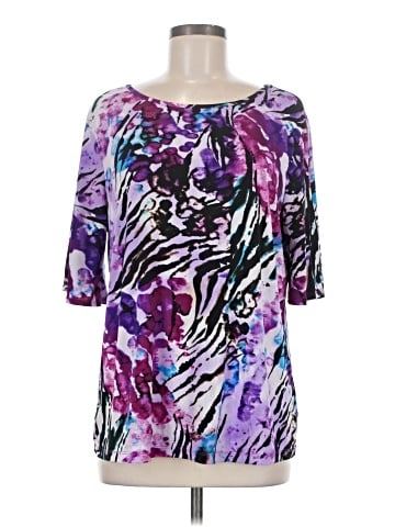 Susan Graver 3/4 Sleeve T-Shirt (view 1)