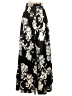 City Triangles Floral Black Formal Skirt Size 5 - photo 2