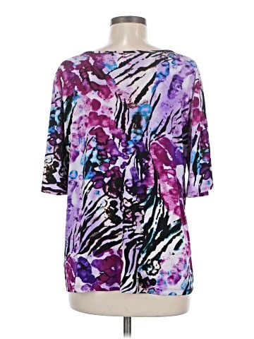Susan Graver 3/4 Sleeve T-Shirt (view 2)