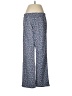Lands' End Print Blue Casual Pants Size M - photo 1
