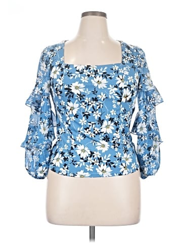 Perseption Concept 3/4 Sleeve Blouse (view 1)