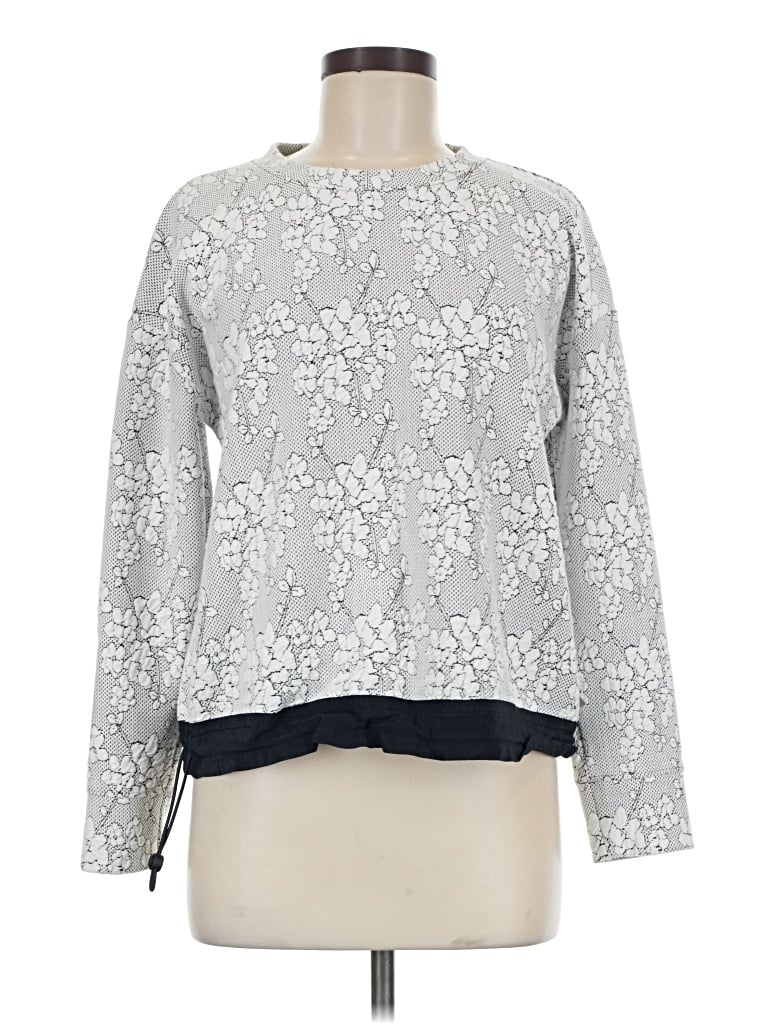 Pre-owned T By Talbots Pullover Sweater In Silver