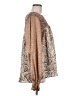 Oddi 100% Polyester Animal Print Brown Long Sleeve Blouse Size M - photo 4