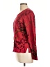 Chico's Paisley Red Pullover Sweater Size Lg (2) - photo 5