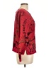 Chico's Paisley Red Pullover Sweater Size Lg (2) - photo 4