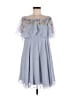 ASOS 100% Polyester Blue Cocktail Dress Size 6 - photo 1