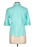 Attention Teal 3/4 Sleeve Button-Down Shirt Size 10 - photo 2