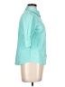 Attention Teal 3/4 Sleeve Button-Down Shirt Size 10 - photo 4
