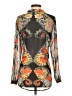 CAbi 100% Polyester Black Long Sleeve Blouse Size S - photo 2