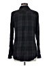 Rails 100% Rayon Plaid Black Long Sleeve Button-Down Shirt Size M - photo 2