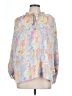 Entro 100% Polyester Blue 3/4 Sleeve Blouse Size L - photo 1