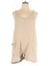 Mono b 100% Cotton Solid Tan Romper Size L - photo 1
