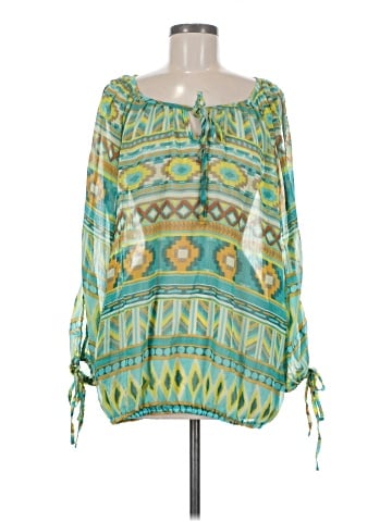 Urban Mango Long Sleeve Blouse (view 1)