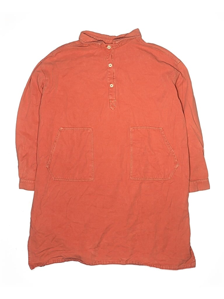 Pre-owned Zara Kids' 3/4 Sleeve Top Orange Tops