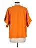 Umgee 100% Polyester Orange 3/4 Sleeve Blouse Size L - photo 2