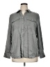 Chico's 100% Modal Gray Long Sleeve Button-Down Shirt Size XL (3) - photo 1