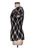 Essentials 100% Polyester Black Short Sleeve Blouse Size M - photo 5