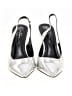 Jessica Simpson Metallic Silver Heels Size 8 - photo 2