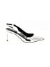 Jessica Simpson Metallic Silver Heels Size 8 - photo 1
