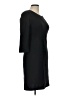 Sandro Solid Black Casual Dress Size Lg (3) - photo 4