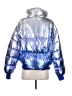 Bershka 100% Polyester Metallic Silver Snow Jacket Size XS - photo 2