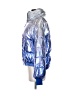 Bershka 100% Polyester Metallic Silver Snow Jacket Size XS - photo 5