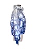 Bershka 100% Polyester Metallic Silver Snow Jacket Size XS - photo 4