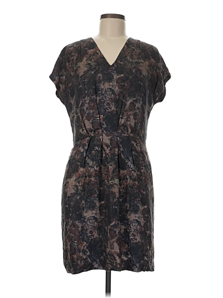 Pre-owned Peruvian Connection Casual Dress In Gray