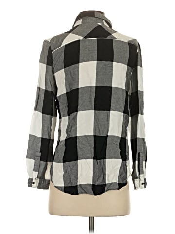Zara Basic Long Sleeve Button-Down Shirt (view 2)