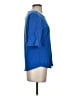 Adrianna Papell Blue 3/4 Sleeve Top Size S - photo 4