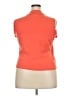 Lands' End 100% Baumwolle Orange Short Sleeve Turtleneck Size 18 - 20 - photo 2