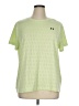 Under Armour 100% Polyester Green Active T-Shirt Size 1X - photo 1