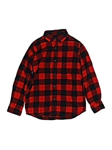 Cat & Jack Long Sleeve Button-Down Shirt (view 1)