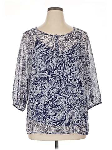 Liz Claiborne 3/4 Sleeve Blouse (view 1)