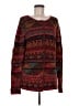 Coldwater Creek Print Red Pullover Sweater Size M - photo 1