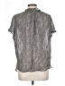 Amour Vert 100% Polyester Gray Short Sleeve Blouse Size L - photo 2