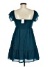 Evolutionary 100% Polyester Teal Casual Dress Size M - photo 2
