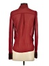 Double Zero 100% Polyester Burgundy Long Sleeve Blouse Size S - photo 2