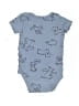 Carter's 100% Cotton Print Blue Short Sleeve Onesie 6-9 MO / 9 MO - photo 2