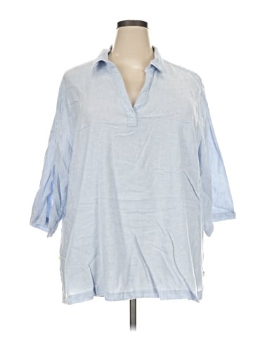 Tahari 3/4 Sleeve Button-Down Shirt (view 1)