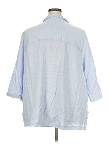 Tahari 3/4 Sleeve Button-Down Shirt (view 2)