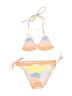 Snapper Rock Print Yellow Two Piece Swimsuit Size 7 - 8 - photo 1