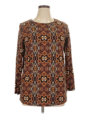 Roaman's Long Sleeve Blouse (view 1)