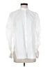 Tibi 100% Cotton White Long Sleeve Blouse Size 4 - photo 1
