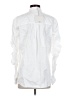 Tibi 100% Cotton White Long Sleeve Blouse Size 4 - photo 2